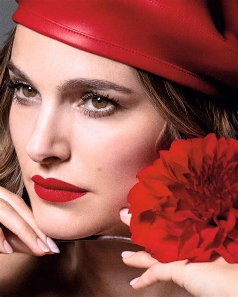 natalie portman dior rouge|Natalie Portman Dior gif.